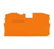 WAGO CORPORATION  2010-1292   END PLATE FOR 2010-1201 1 MM ORANGE PK OF 25 UNITS