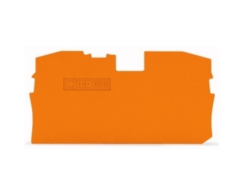 WAGO CORPORATION  2010-1292   END PLATE FOR 2010-1201 1 MM ORANGE PK OF 25 UNITS