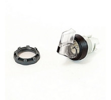 ABB  M2SS4-11C   Modular 2 position selector switch with clear illuminated actuator and 22mm mounting, actuator position is maintained at B and C