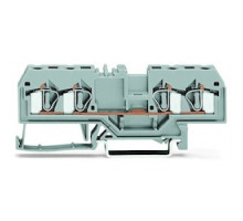WAGO CORPORATION  281-653   THROUGH TERMINAL BLOCK 4 CONDUCTOR 281 SERIES ORANGE