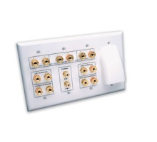 VANCO  HTWP72BW                 Whole House Audio and 7.2 Home Theater Wall Plate, White