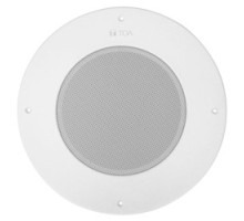 TOA ELECTRONICS INC  PC-580RVU                 Speaker, Ceiling Mount, 25/70.7 Volt, 10 Watt, 5 Watt Transformer, 50 to 16.5 Kilohertz, 97 dB, 324 MM Diameter x 87.3 MM Depth, Steel Plate White Baffle