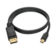 TRIPP LITE P583-003-BK         Mini DisplayPort to DisplayPort 4K @ 60 Hz Adapter Cable M/M , 4096 x 2160 4K x 2K , Black, 3 ft.