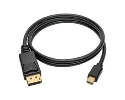 TRIPP LITE P583-003-BK         Mini DisplayPort to DisplayPort 4K @ 60 Hz Adapter Cable M/M , 4096 x 2160 4K x 2K , Black, 3 ft.