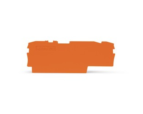 WAGO CORPORATION  2002-1792   END PLATE; FOR 2002-17XX TB  1.0MM WIDE; ORANGE