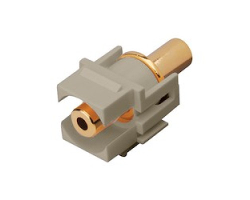 VANCO  824105                 3.5mm Keystone Inserts, 3.5mm Jack to 3.5mm Jack & Light Almond