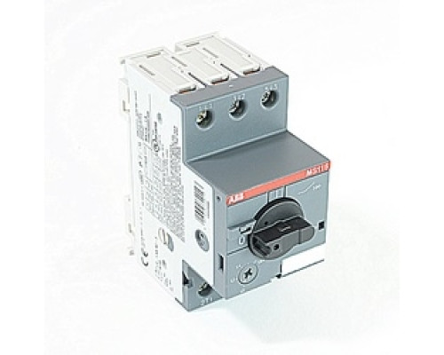 ABB  MS116-16   Manual Motor Starter, Trip Class 10, 10.0-16.0A