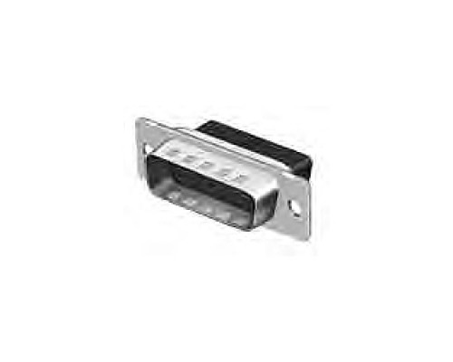 TE CONNECTIVITY  207464-2                 Db25 Male Crimp Conn Tin Plate Shell, Housing Only With Ground Indents, RoHS