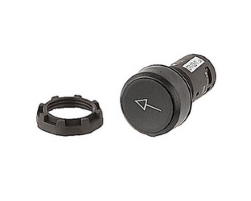 ABB  CP9-1015   Compact Pushbutton - Momentary - Flush - Black - Black plastic - 1NO+1NC - Customer defined pushbutton with special marking