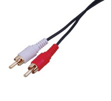 VANCO  AG201                 RCA Patch Cables, Gold Plated Dual RCA Plugs, Length: 1 ft.
