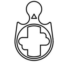 CORBIN RUSSWIN INC  756F557                 Mortise Cylinder Cam, A06, Schlage, For L9000 Series Cloverleaf