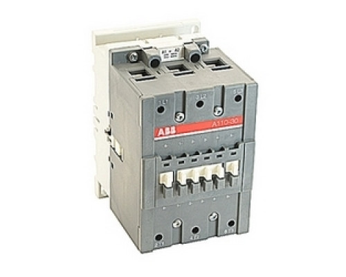 ABB  A110-30-00-81   3 pole, 160 amp, non-reversing across the line contactor with 24V AC coil and no auxiliary contacts