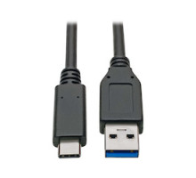 TRIPP LITE U428-C03-G2         USB-C to USB-A Cable M/M , USB 3.1 Gen 2 10 Gbps , USB-IF Certified, Thunderbolt 3 Compatible, 3 ft.