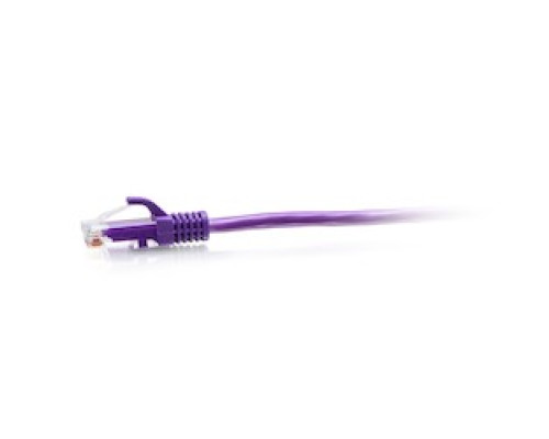 C2G  C2G30188                 1FT/0.3M CAT6A SLIM PATCH 28AWG PURPLE