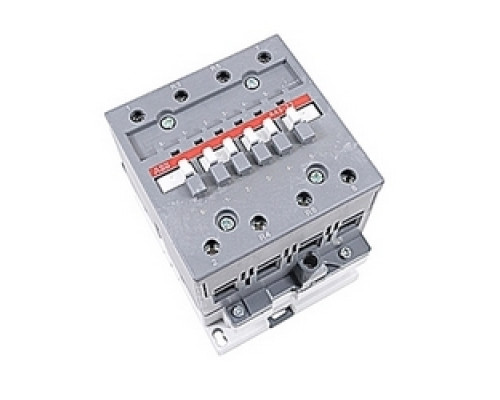 ABB  A45-22-00-80   4 pole, 70 amp, across the line block contactor with 230-240V AC coil and no auxiliary contacts