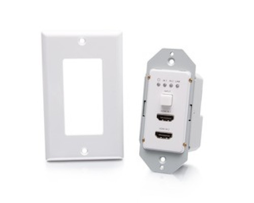 C2G  C2G30022                 4K Dual HDMI HDBaseT 1 Gang Wall PlateTX