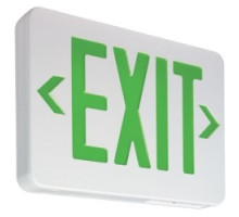 SIGNIFY NORTH AMERICAN CORP  PVEGWEM   LED Exit Sign, Emergency, Low Profile, 120/277 Volt AC, 11-13/16