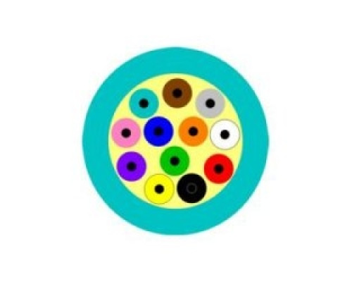 BERK-TEK  PDP012FB3010/F5  10164696                 12 Fiber Tight Buffered, Plenum, 50 Um-OM4, Indoor/Outdoor, Aqua Jacket