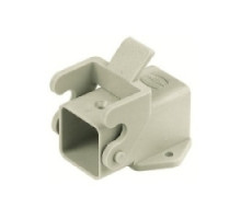 HARTING  09200030820  09200030820   Han A Housings: Han A Base Angled Thermoplastic 1 Lever