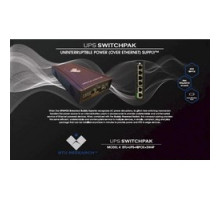 BTU RESEARCH LLC  BTU-HIPOE+SW4P   Brownout Buddy UPS-POE Injector, 4 Port Unmanaged Switch