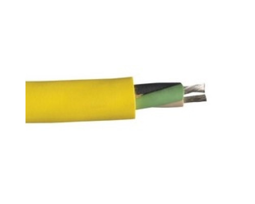 PRYSMIAN GROUP  02638                 Super Vu-Tron Portable Cord, SOOW, 3 Conductors, 14AWG, 600V, 18A, Annealed Tinned Copper, Black/White/Green/Yellow
