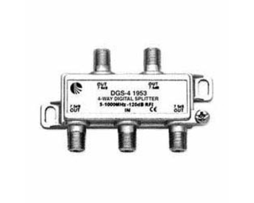 BLONDER TONGUE  DGS-4                 Digital Ready Splitter, 4 Way, Solder Back, 5-1000 MHz, In-Line Style