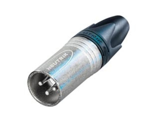 NEUTRIK  NC3MX                 Cable End X Series 3 Pin Male - Nickel/Silver