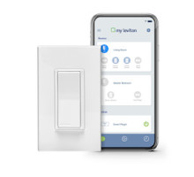 LEVITON  DW15S-1BZ   Leviton Decora Smart Wi-fi 15A Universal Led/incandescent Switch. Works With Amazon Alexa And Google Assistant, No Hub Required.