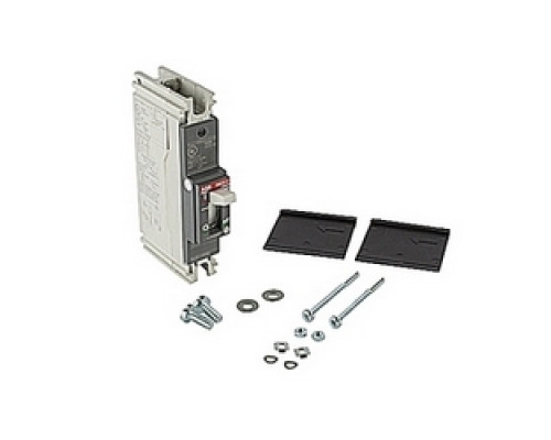 ABB  A1A040TW-1   1 pole, 40 amps rated at 240V AC and 125V DC, fixed trip point molded case circuit breaker, with a thermal magnetic trip device and 10kA at 240V AC and 5kA at 125V DC interrupt current rating
