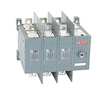 ABB  OT200U30C   3 pole, 200 amp rated at 600 V AC, UL 98, double throw open non-fusible disconnect switch