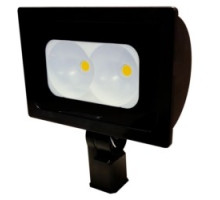 CREE INC  C-FL-A-RTF2-12L-40K-DB   LED Floodlight, 120-277V, Wide, 12000L, 4000K, 70 CRI, Large, Dark Bronze