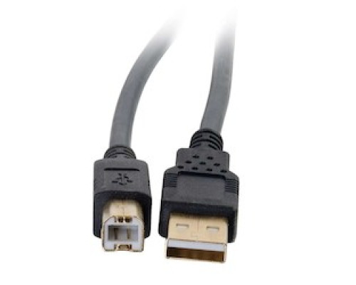 C2G  CG29144  CG29144                 C2G Ultima Series 16.4ft USB A to USB B Cable - USB A to B Cable - USB 2.0 - Black - M/M