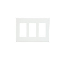 LEVITON  80311-SW                 Screwless Wall Plate 3 Gang
