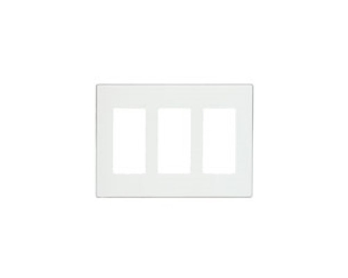 LEVITON  80311-SW                 Screwless Wall Plate 3 Gang