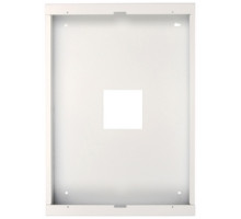 QUAM-NICHOLS COMPANY  SE9W                 Surface Mount Enclosure for CK1/S Clock Baffle Assembly, White Powder Coat Finish