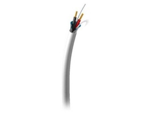C2G  CG29203  CG29203                 Speaker Wire, Plenum, Shielded, 18 AWG Twisted Pair Red/Black Copper Conductor, 12’ Length, White