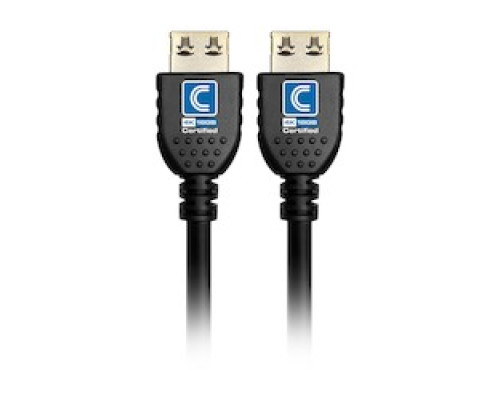 COMPREHENSIVE CONNECTIVITY  NFHD18G-3PROBLK                 NanoFlex Pro AV/IT Integrator Series Certified 4K 18G High Speed HDMI Cable Jet Black 3ft