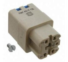 HARTING  09200042733  9200042733   Han A Female Insert-Screw: Han 4A - Female - Quick Lock 20-14 AWG
