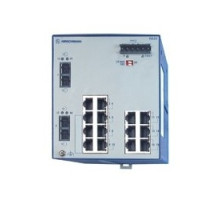 HIRSCHMANN  943434048   16 port Fast-Ethernet Compact OpenRail Switch, unmanaged, for DIN rail store-and-forward-switching, fanless design; 16 ports in total; 1. uplink: 100BASE-FX, MM-SC; 2. uplink: 100BASE-FX, MM-SC; 14 x standard 10/100 BASE TX, RJ