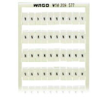 WAGO CORPORATION  209-577   577 TERM BLOCK MKR 4-17.5MM  HOR LABELED ’L1’ 100/SHT 5 CARDS/BOX
