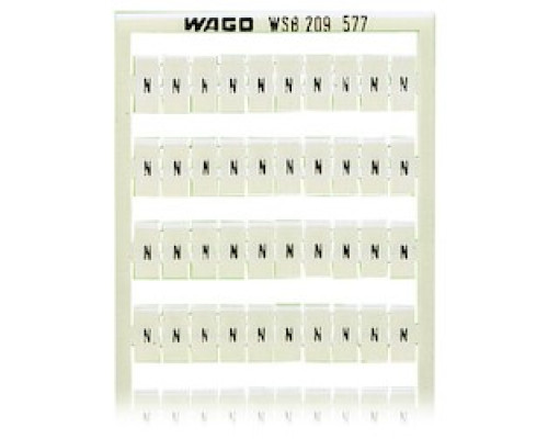 WAGO CORPORATION  209-577   577 TERM BLOCK MKR 4-17.5MM  HOR LABELED ’L1’ 100/SHT 5 CARDS/BOX