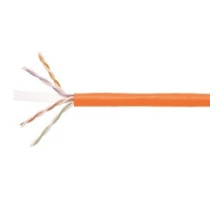 COMMSCOPE SYSTIMAX SOLUTIONS  760070367  2071E ORG C6 4/23 U/UTP R3000                 Copper Cable, Category 6, 23 AWG, 4 Pair, Unshielded, UTP, Solid Bare Copper Conductor, FEP/PVC, CMP, Plenum Cable, Orange Jacket, 3000Ft, Reels