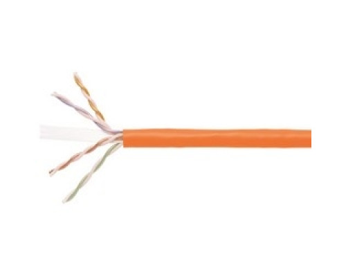 COMMSCOPE SYSTIMAX SOLUTIONS  760070367  2071E ORG C6 4/23 U/UTP R3000                 Copper Cable, Category 6, 23 AWG, 4 Pair, Unshielded, UTP, Solid Bare Copper Conductor, FEP/PVC, CMP, Plenum Cable, Orange Jacket, 3000Ft, Reels