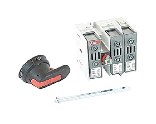 ABB  OSJ30B6-150   Disconnect Switch-Fusible 30A Class J Fuse, Pistol Hndl 150X6mm Shaft