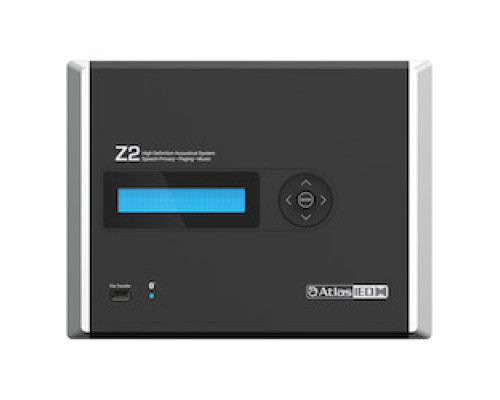 ATLASIED Z2-B         2 Zone High Definition Acoustical system speech privacy / sound masking / paging / Music