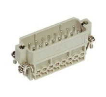 HARTING  09200162612  9200162612   Han A Male Insert-Screw: Han A 16 Position M Insert Screw
