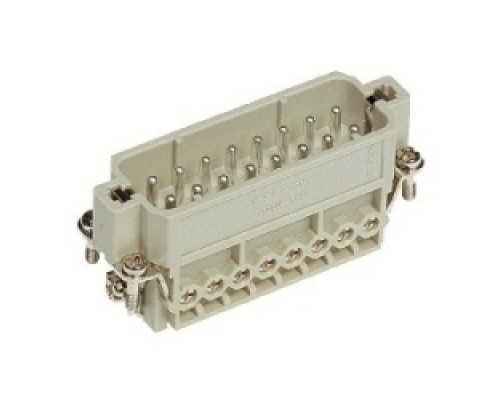 HARTING  09200162612  9200162612   Han A Male Insert-Screw: Han A 16 Position M Insert Screw