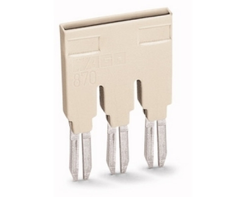 WAGO CORPORATION  870-402   Push-in Type Jumper Bar; Insulated; 2-way; Nominal Current 18 A