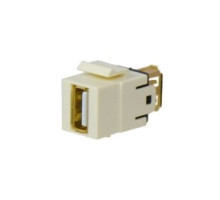 ON-Q/LEGRAND  WP1220LA                 Keystone Insert, USB 2.0 A/A Coupler, 0.65