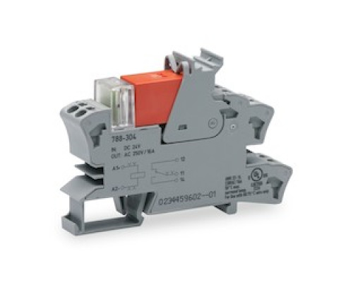 WAGO CORPORATION  788-303   RELAY SOCKET WITH RELAY & STATUS INDICATOR 1 CHANGE OVER CONTACT DC 12V